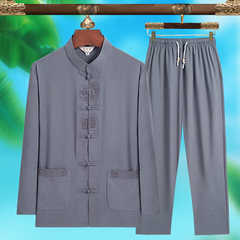 Mens Fashion Wear - High-quality Men's Fashionable Tang Suit, Pure