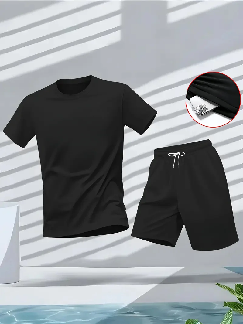 Mens Fashion Wear - Men's Suit 2pcs Set Fashion Leisure
