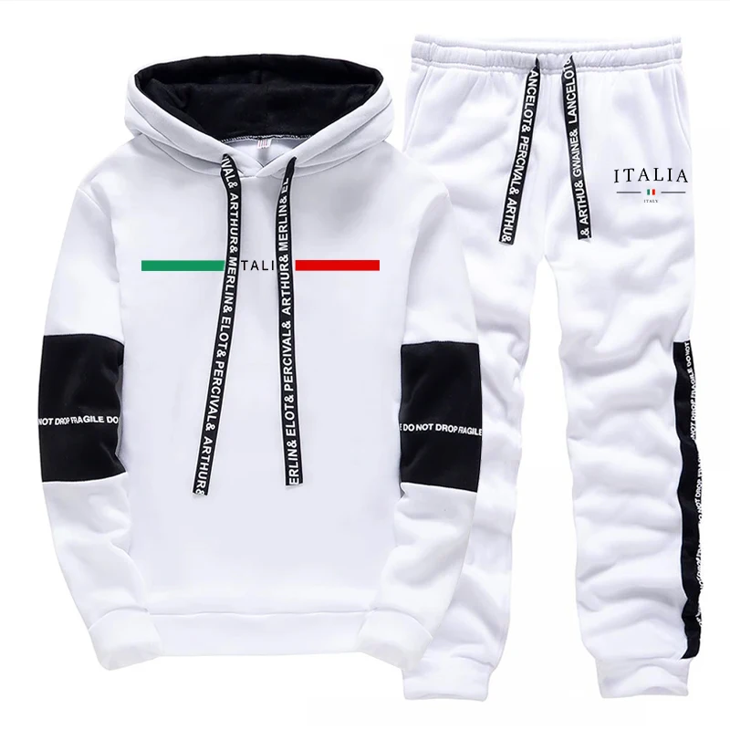 Men'S Fashion Clothing - Fashion Mens Tracksuit Print Casual Sweatshirts