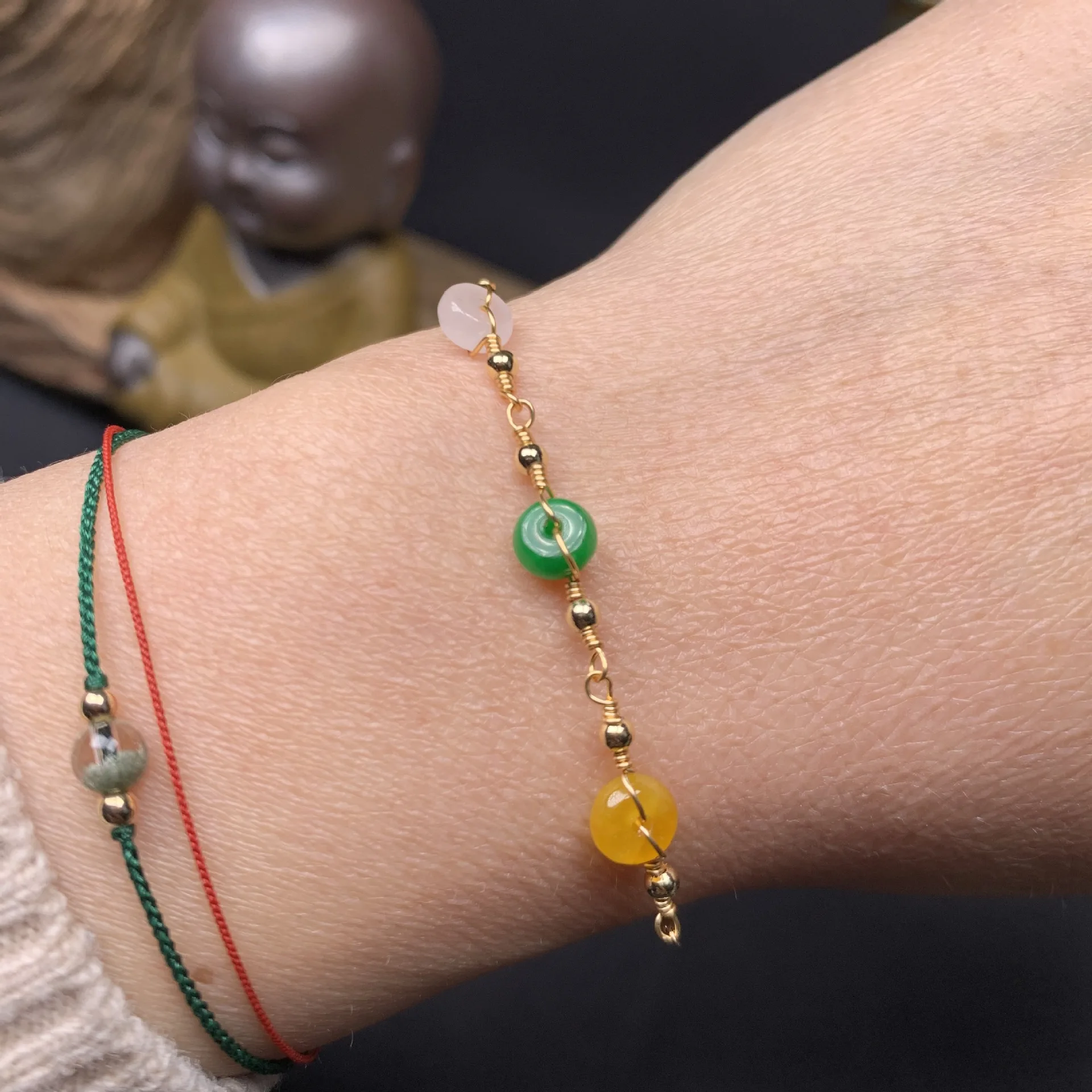 Men'S Fashion Jewelry Bracelets - Jade Bracelets for Women Charm Emerald