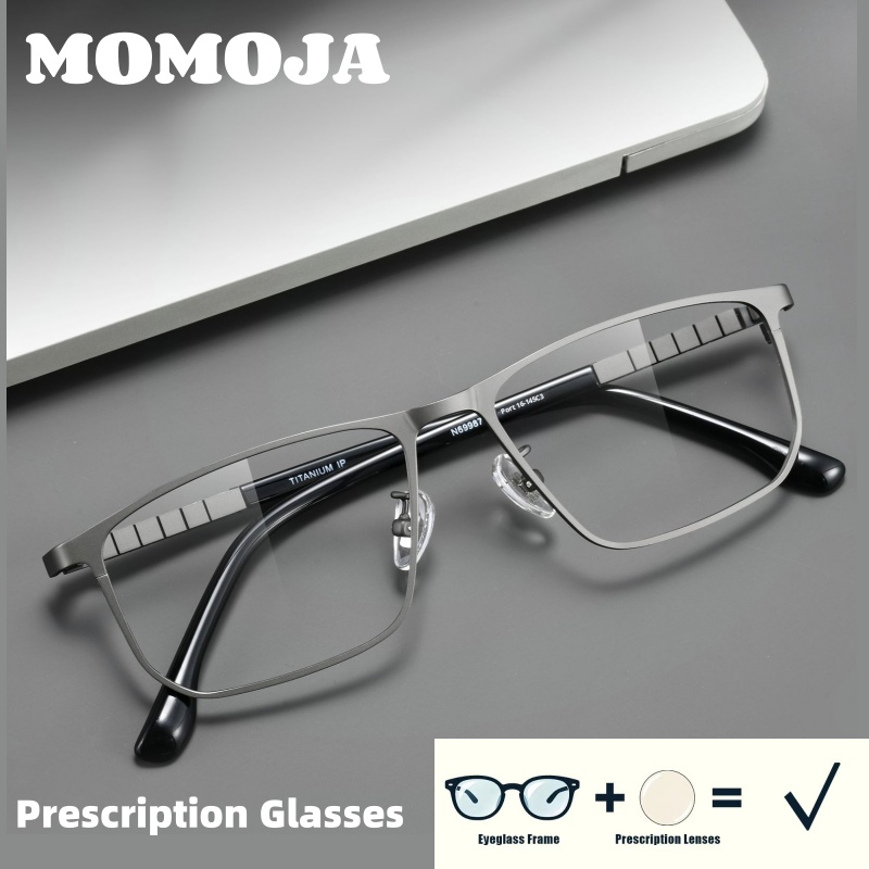 Men'S Fashion Glasses 2026 - MOMOJA 2026 Titanium Alloy Square Men's