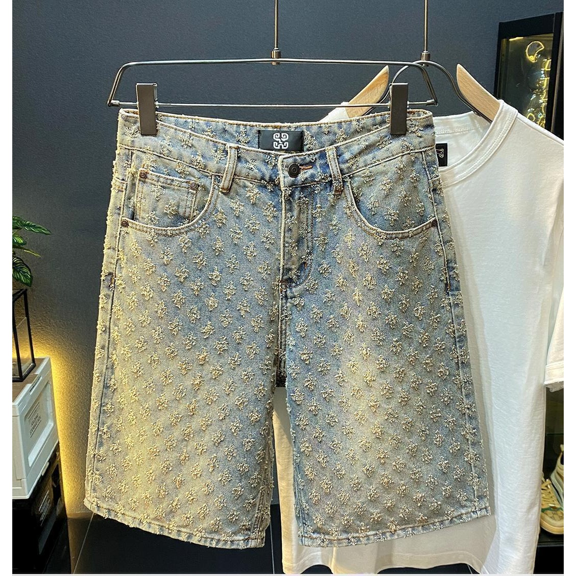 Men Fashion Jeans - Summer High Street Denim Shorts Men's