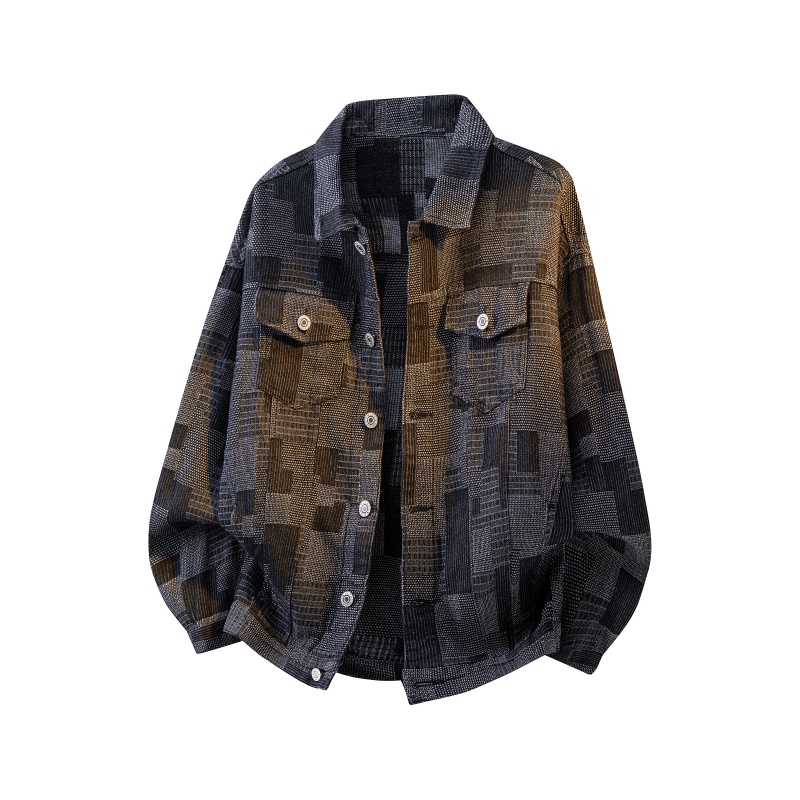 Mens Fashion Denim Jacket - 2026 Spring Men Washed Denim Jacket
