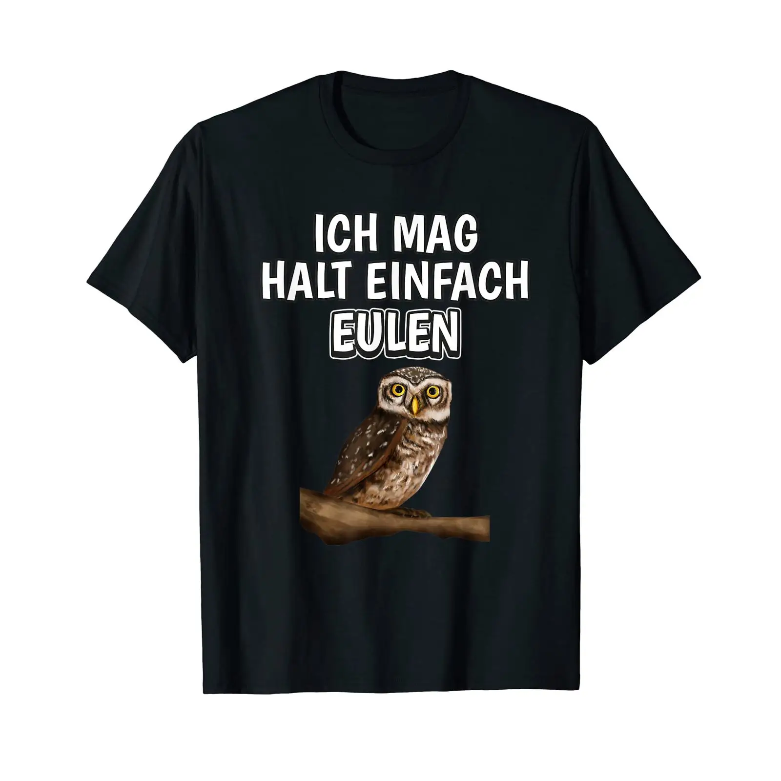 Men'S Fashion Mag - T shirt with German text Ich