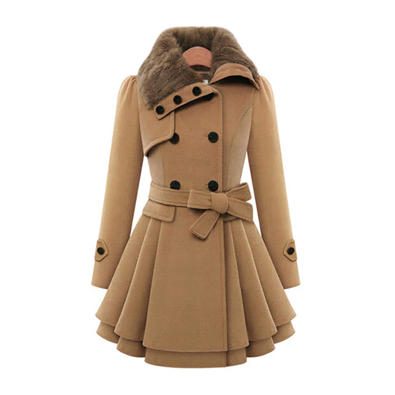 Sherpa Jacket Fleece - Winter Slim Long Wool Sherpa Coats