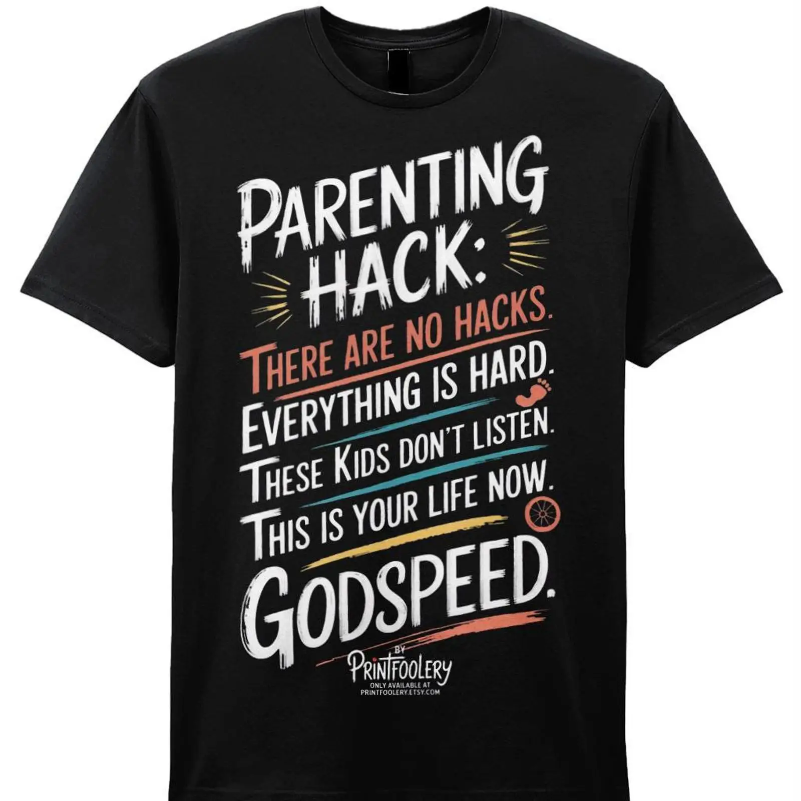 Funny Parenting Hack T Shirt R - Mens Fashion Hacks ulasan dan harga