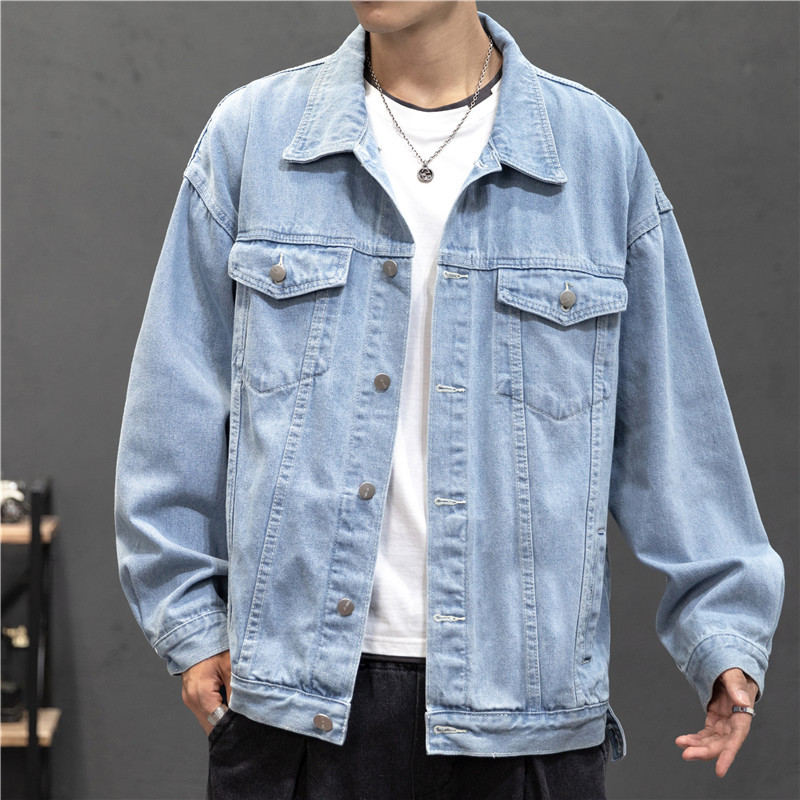 New Denim Jacket Men Vintage J - Mens Fashion Denim Jacket ulasan dan harga
