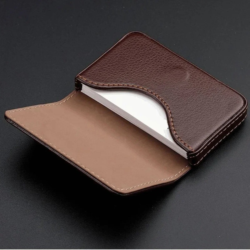 Fashion Sized Stitched PU Leat - Men'S Fashion Visiting Card ulasan dan harga