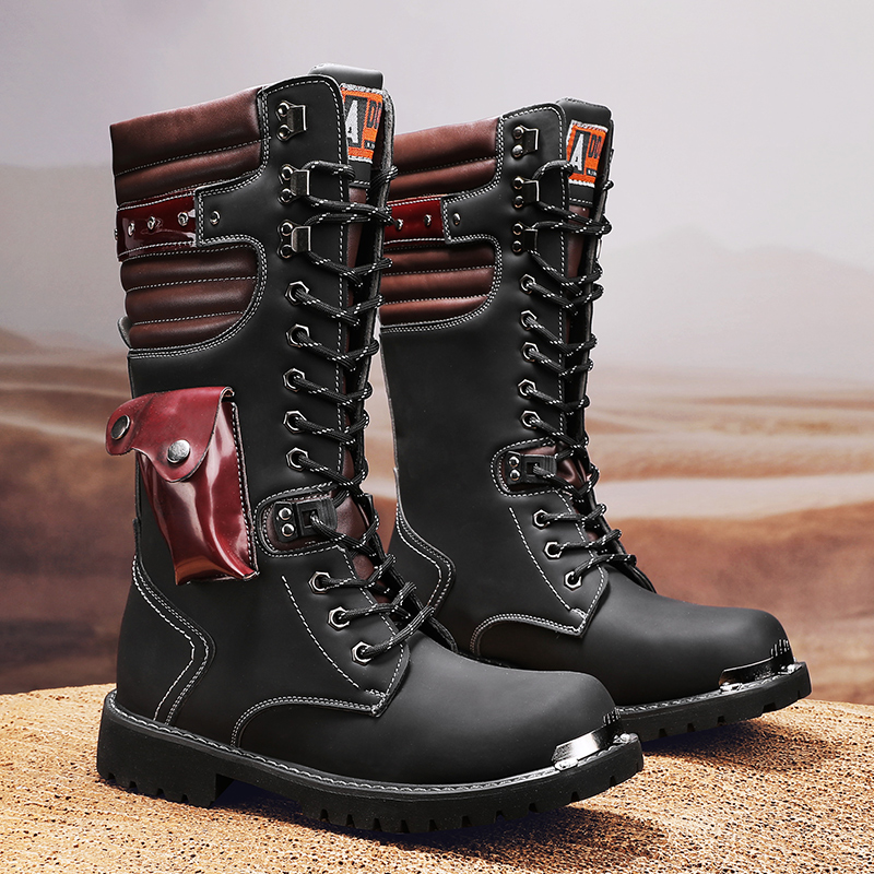 Men's high top motorcycle boot - Men'S Fashion For 30 Year Olds ulasan dan harga