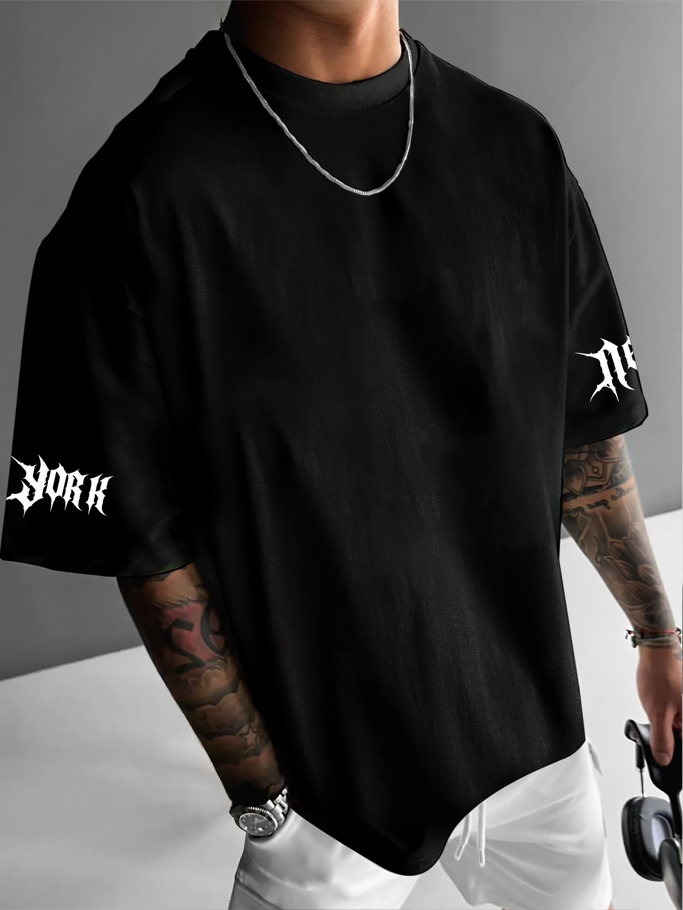 Men's Hip Hop Short Sleeve Tee - York Men'S Fashion ulasan dan harga