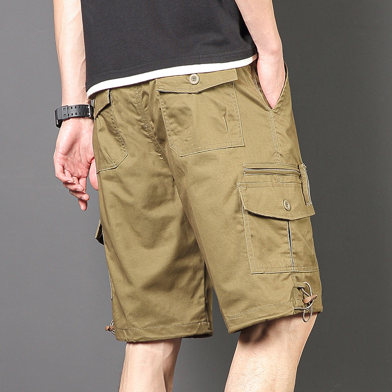 Men's Cargo Shorts Summer Fash - Men'S Fashion Loose Pants ulasan dan harga