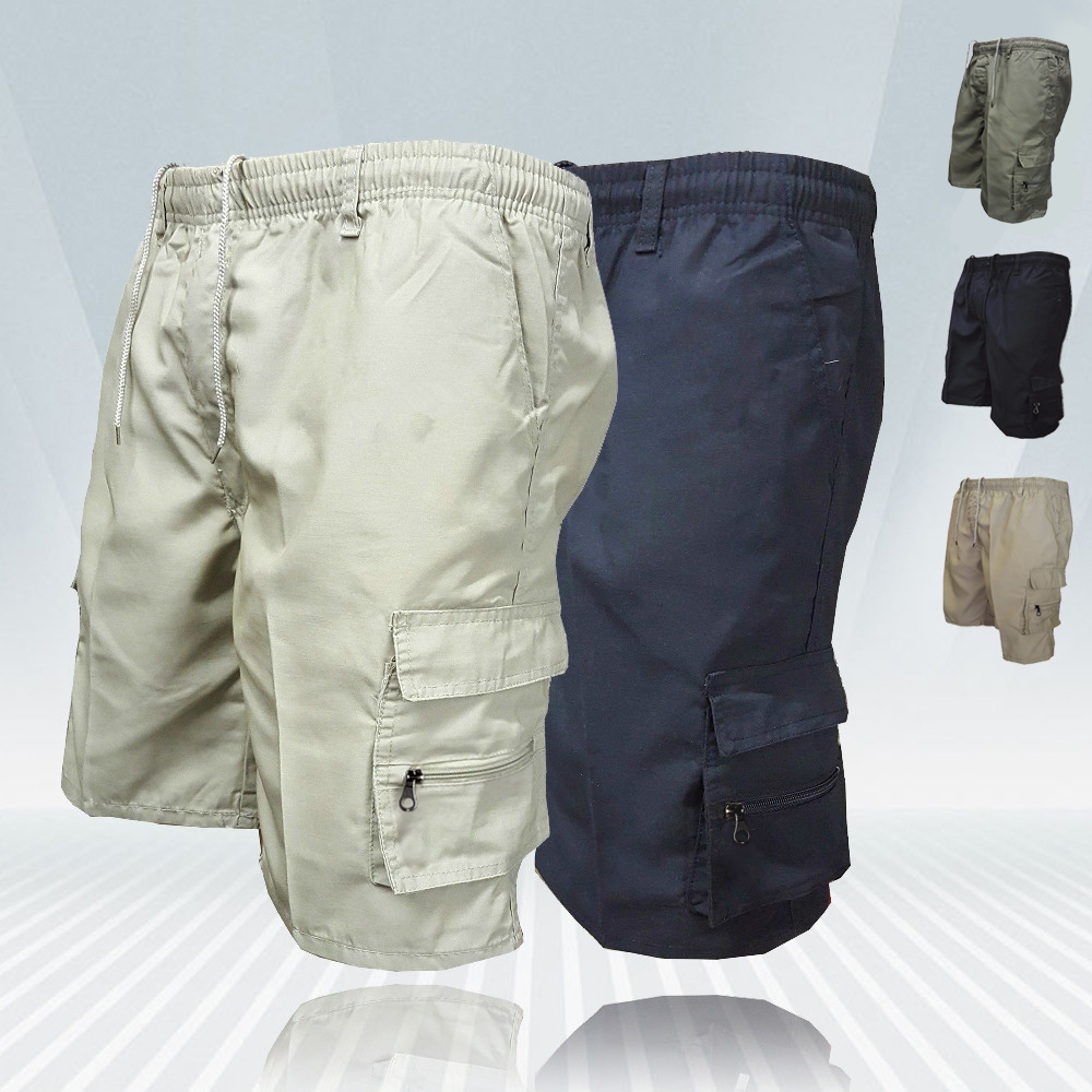 Fashion Men's Cargo Shorts Men - Men'S Fashion Loose Pants ulasan dan harga