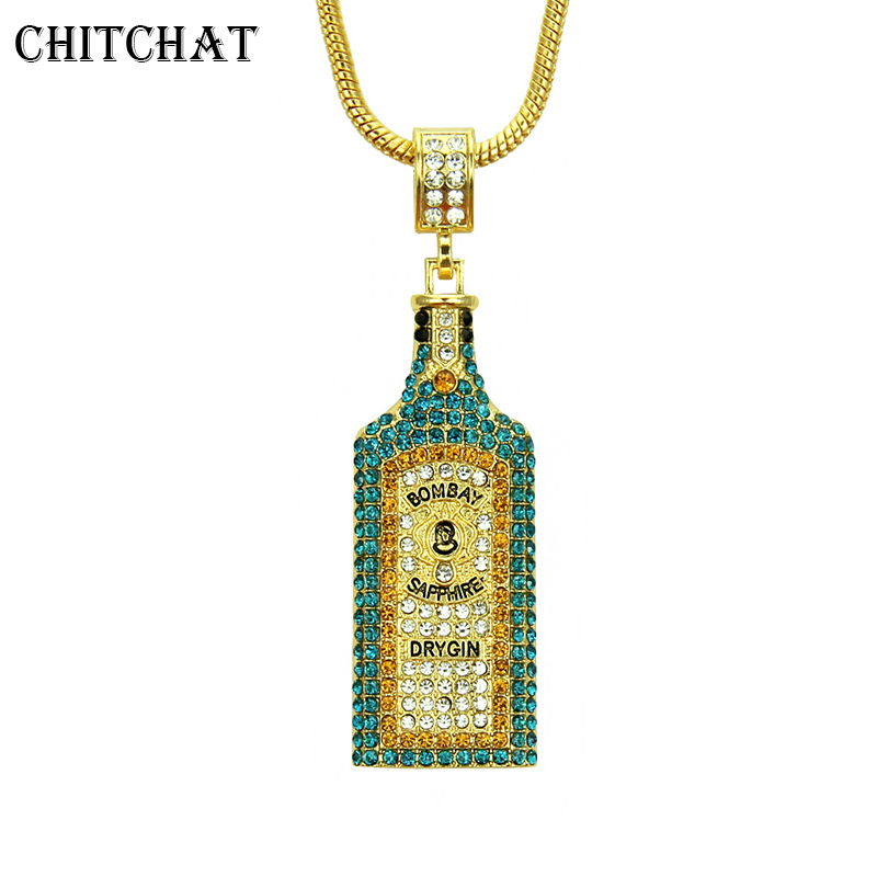 Big Wine bottle Necklaces Full - Fashion Men Vogue ulasan dan harga