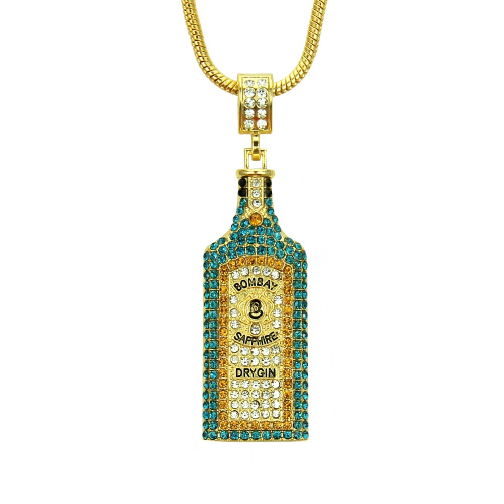 Big Wine bottle Necklaces Full - Fashion Men Vogue ulasan dan harga