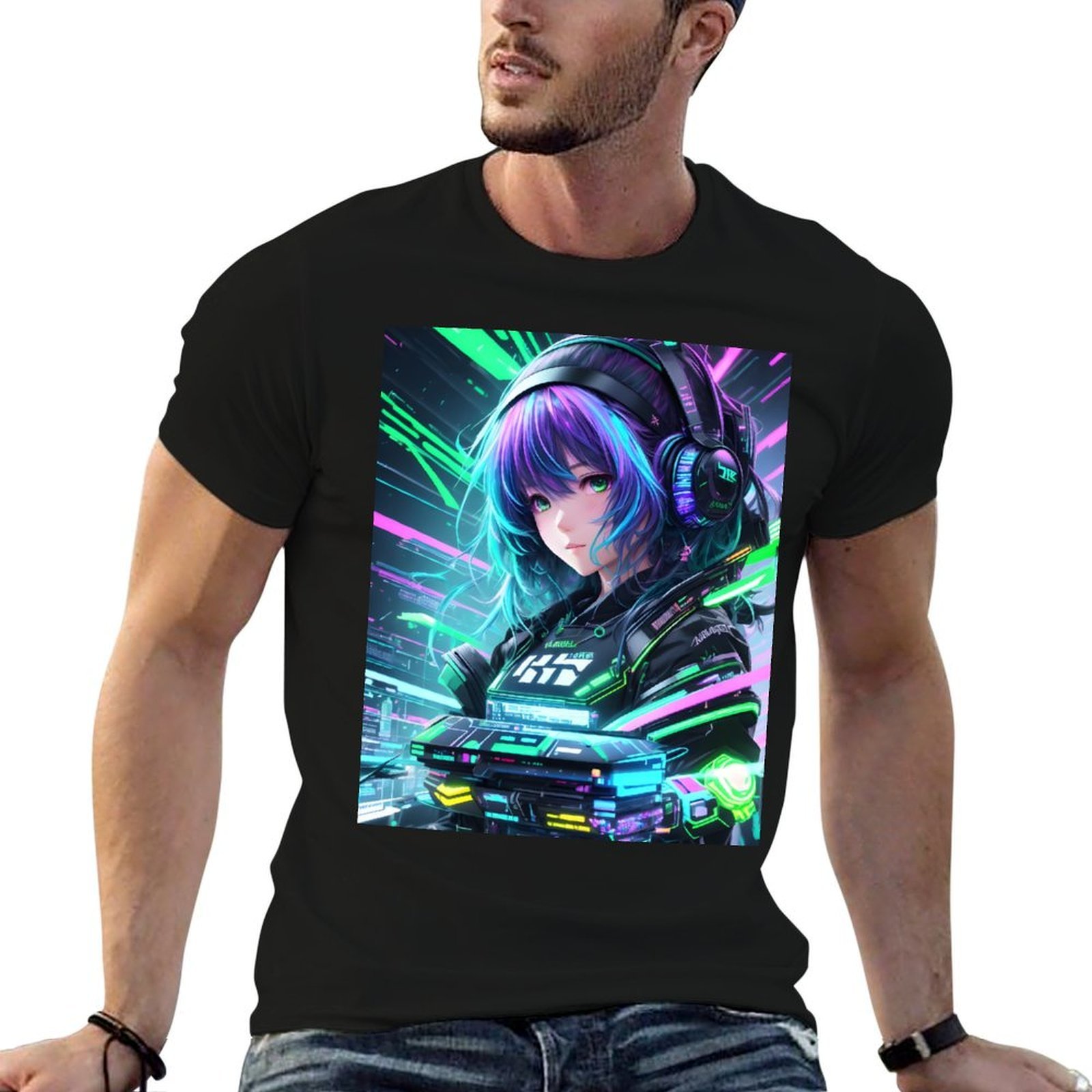Hacker Girl - Cyberpunk Hackin - Mens Fashion Hacks ulasan dan harga