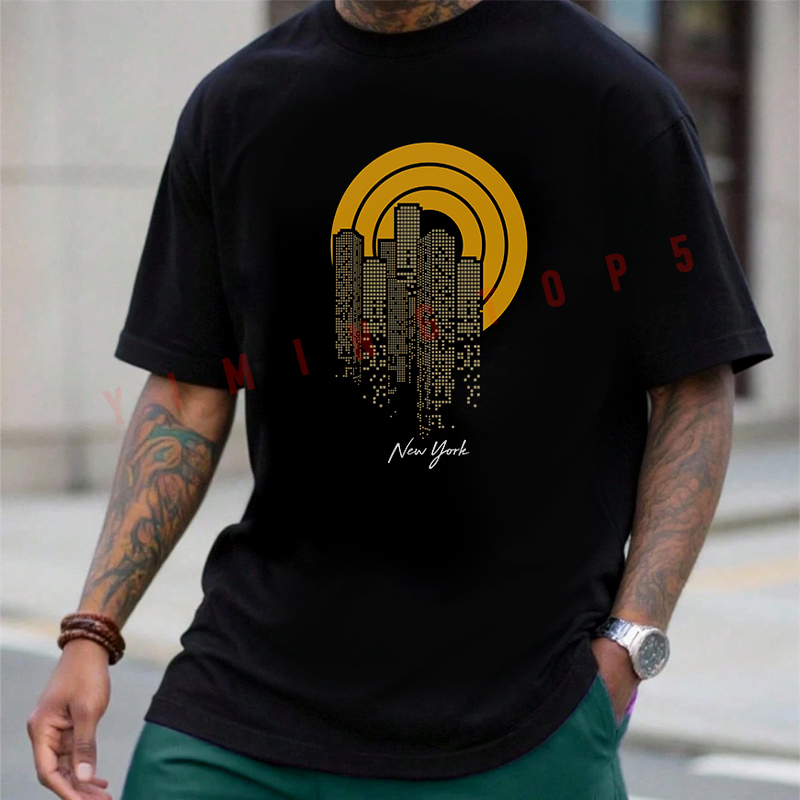 New York City Graphic Motorcyc - York Men'S Fashion ulasan dan harga