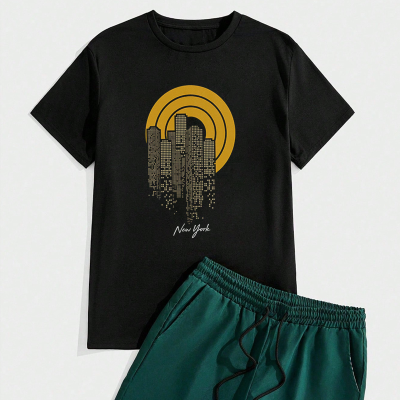 New York City Graphic Motorcyc - York Men'S Fashion ulasan dan harga