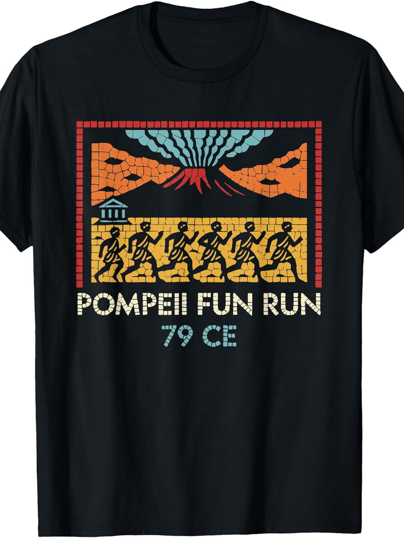 Pompeii Fun Run 79 CE Vintage  - Men'S Fashion History ulasan dan harga
