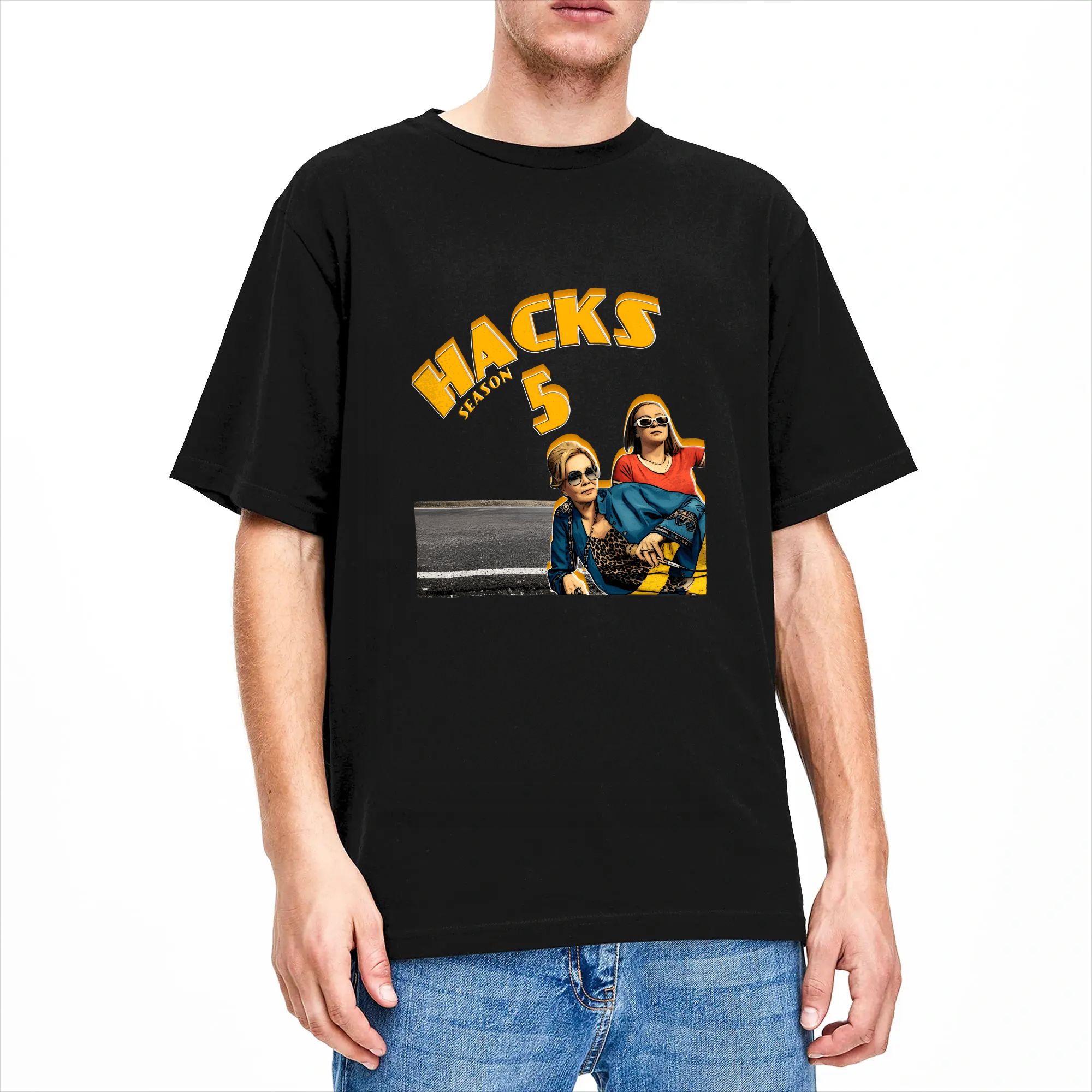 Hacks Season 5 T-Shirt Men  Vi - Mens Fashion Hacks ulasan dan harga