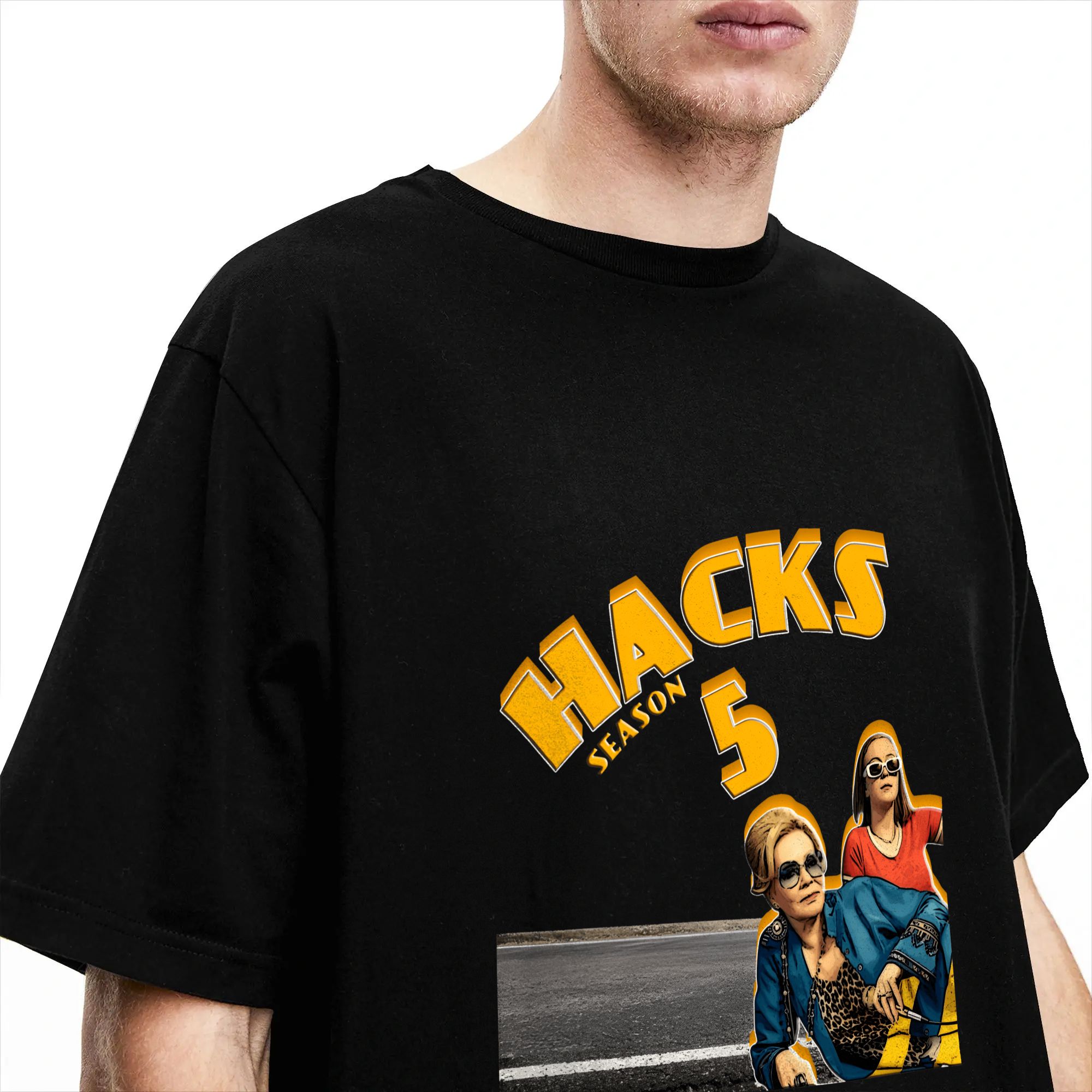 Hacks Season 5 T-Shirt Men  Vi - Mens Fashion Hacks ulasan dan harga