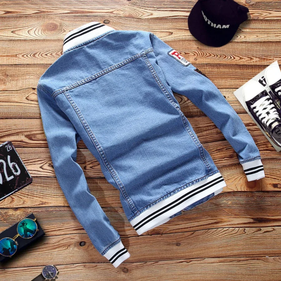 New 2026 Men's Denim Jackets F - Mens Fashion Denim Jacket ulasan dan harga
