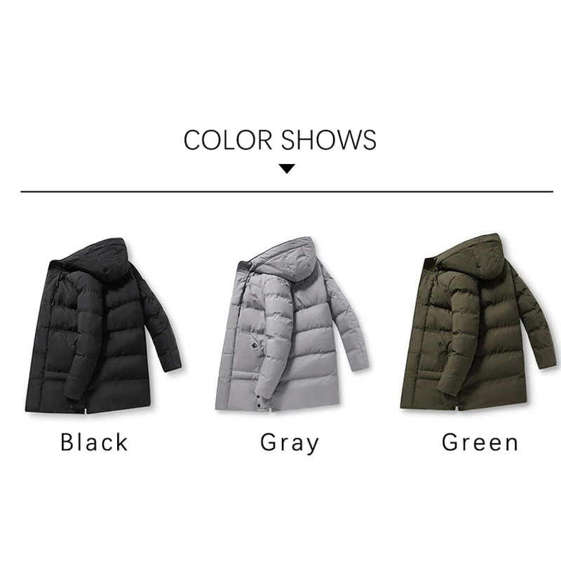 Fashion Vogue Long Down Coat M - Fashion Men Vogue ulasan dan harga