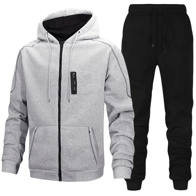 Fashion Men's Tracksuit Casual - Men'S Fashion Clothing ulasan dan harga