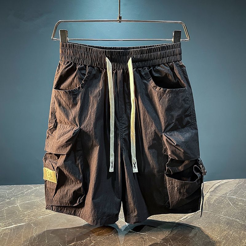 Men's Bermuda Cargo Shorts Sol - Men'S Fashion Loose Pants ulasan dan harga