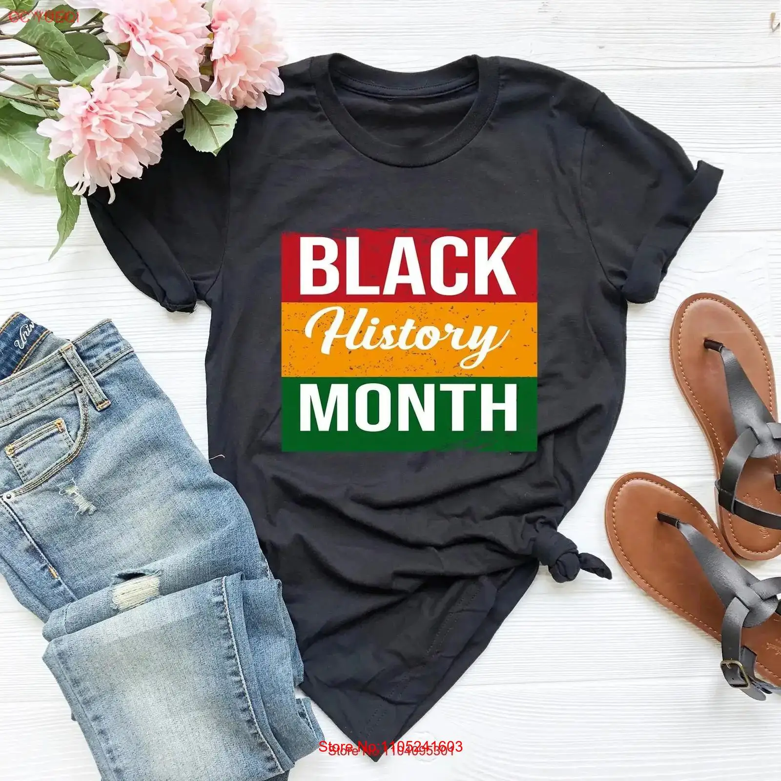 Black History Month T Shirt Li - Men'S Fashion History ulasan dan harga