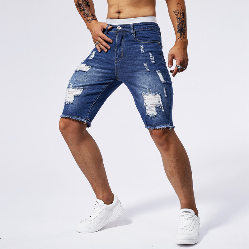 2025 Summer New Men's Ripped D - Men Fashion Jeans ulasan dan harga