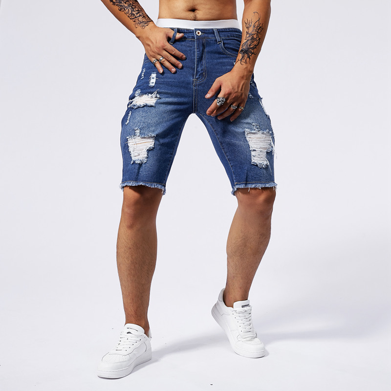 2025 Summer New Men's Ripped D - Men Fashion Jeans ulasan dan harga