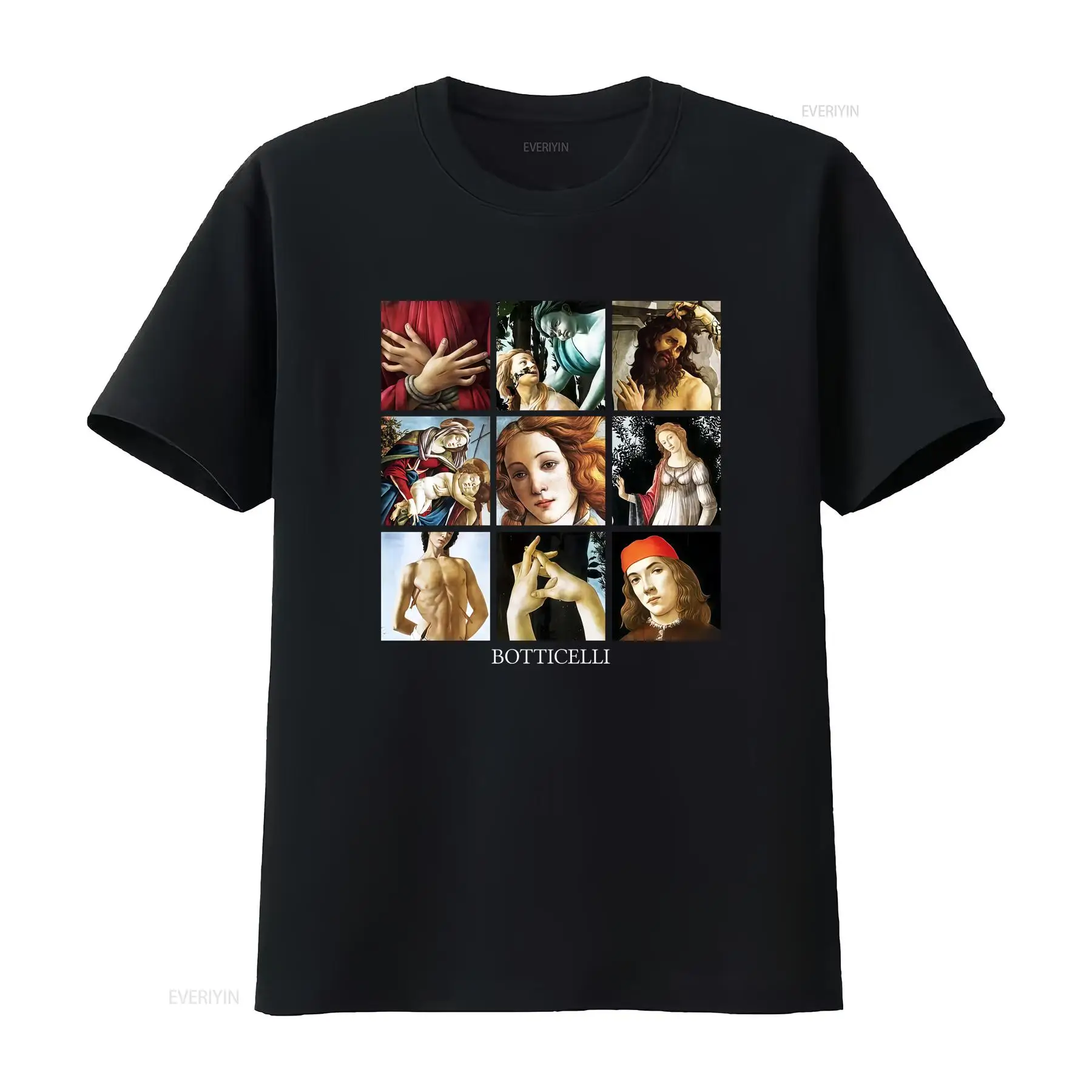 Botticelli Details T Shirt Art - Men'S Fashion History ulasan dan harga