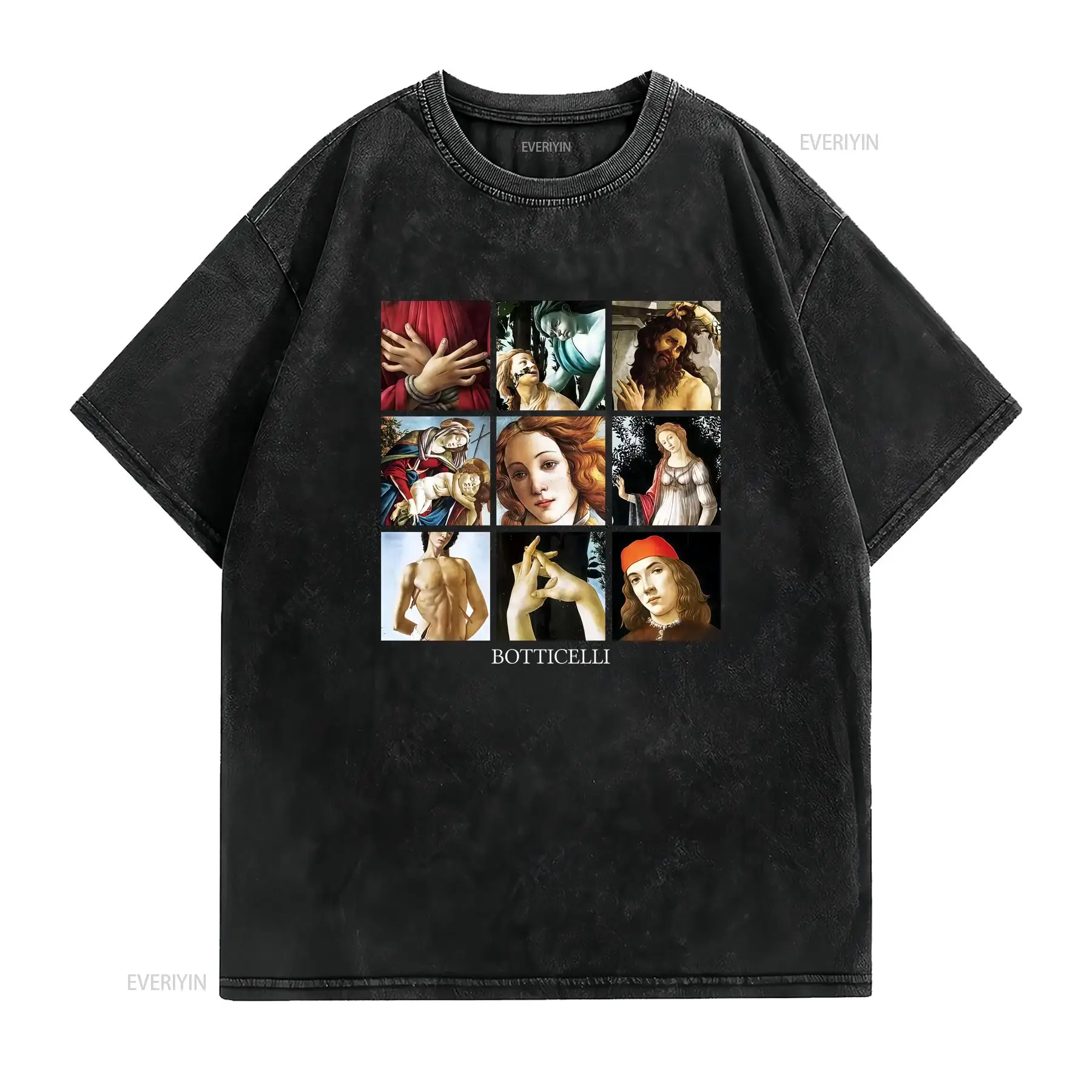 Botticelli Details T Shirt Art - Men'S Fashion History ulasan dan harga