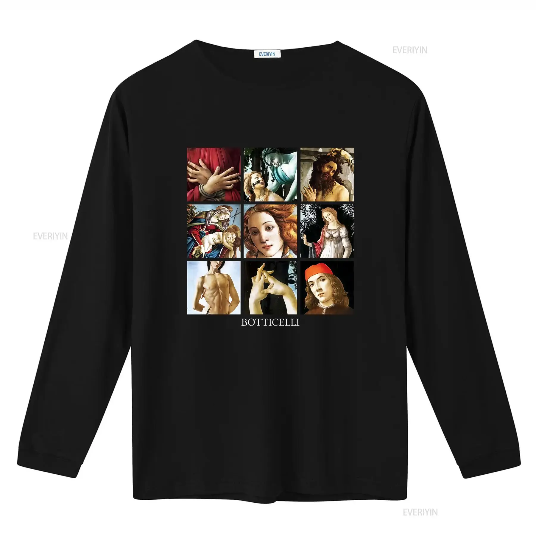 Botticelli Details T Shirt Art - Men'S Fashion History ulasan dan harga