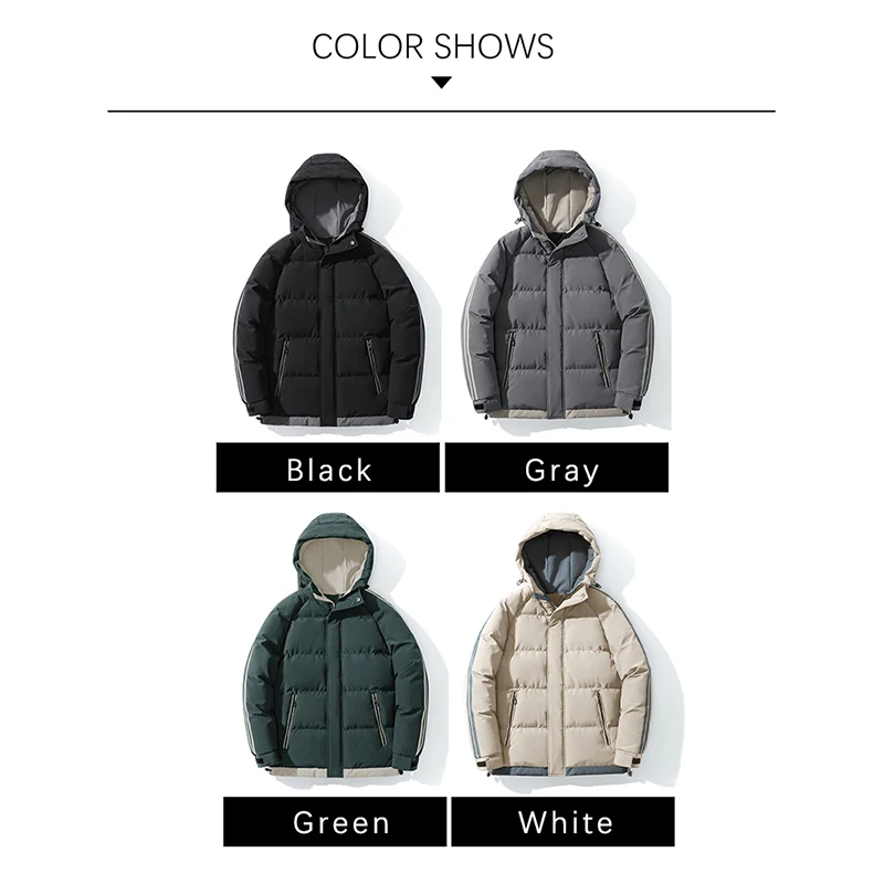 Fashion Vogue Hooded Down Jack - Fashion Men Vogue ulasan dan harga