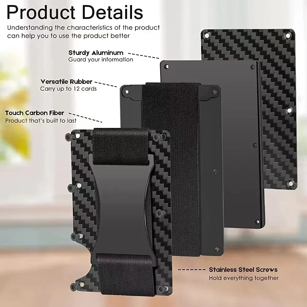 Metal Visit Card Holder Rfid W - Men'S Fashion Visiting Card ulasan dan harga
