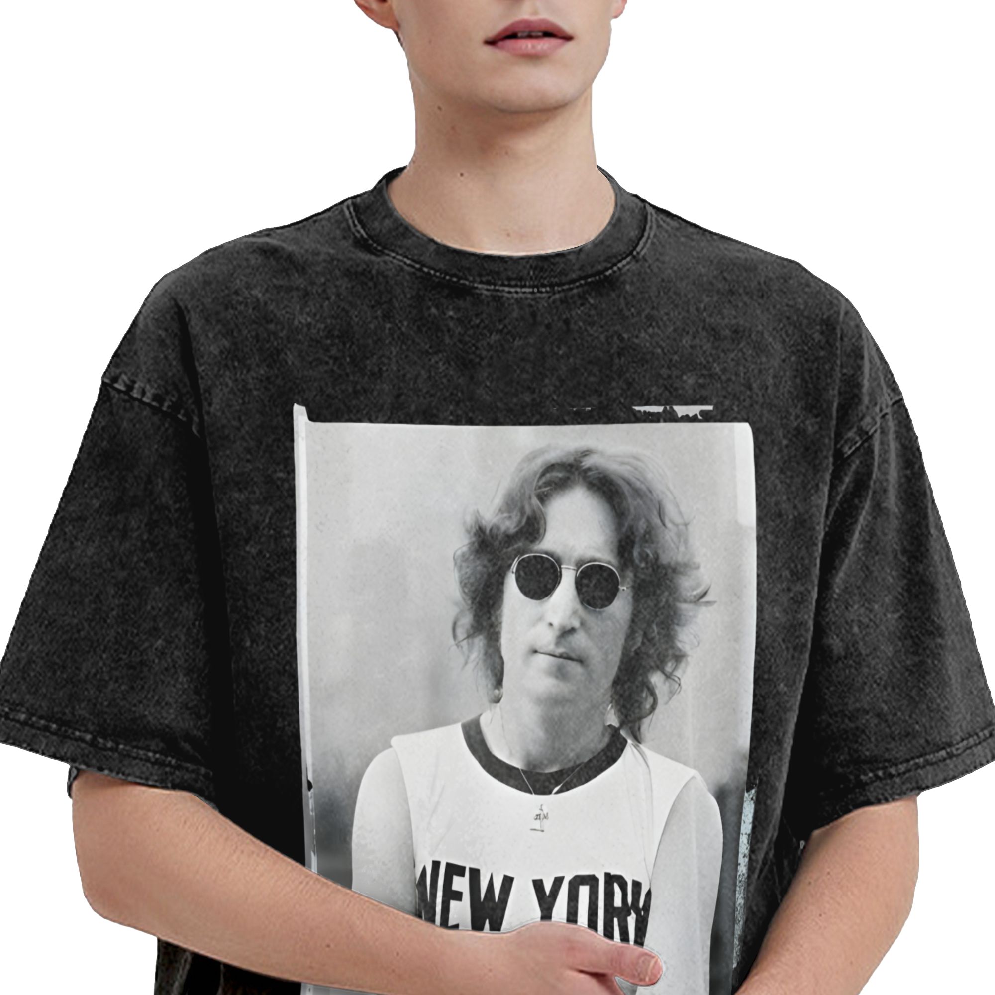 Harajuku Washed Shirt John Len - York Men'S Fashion ulasan dan harga