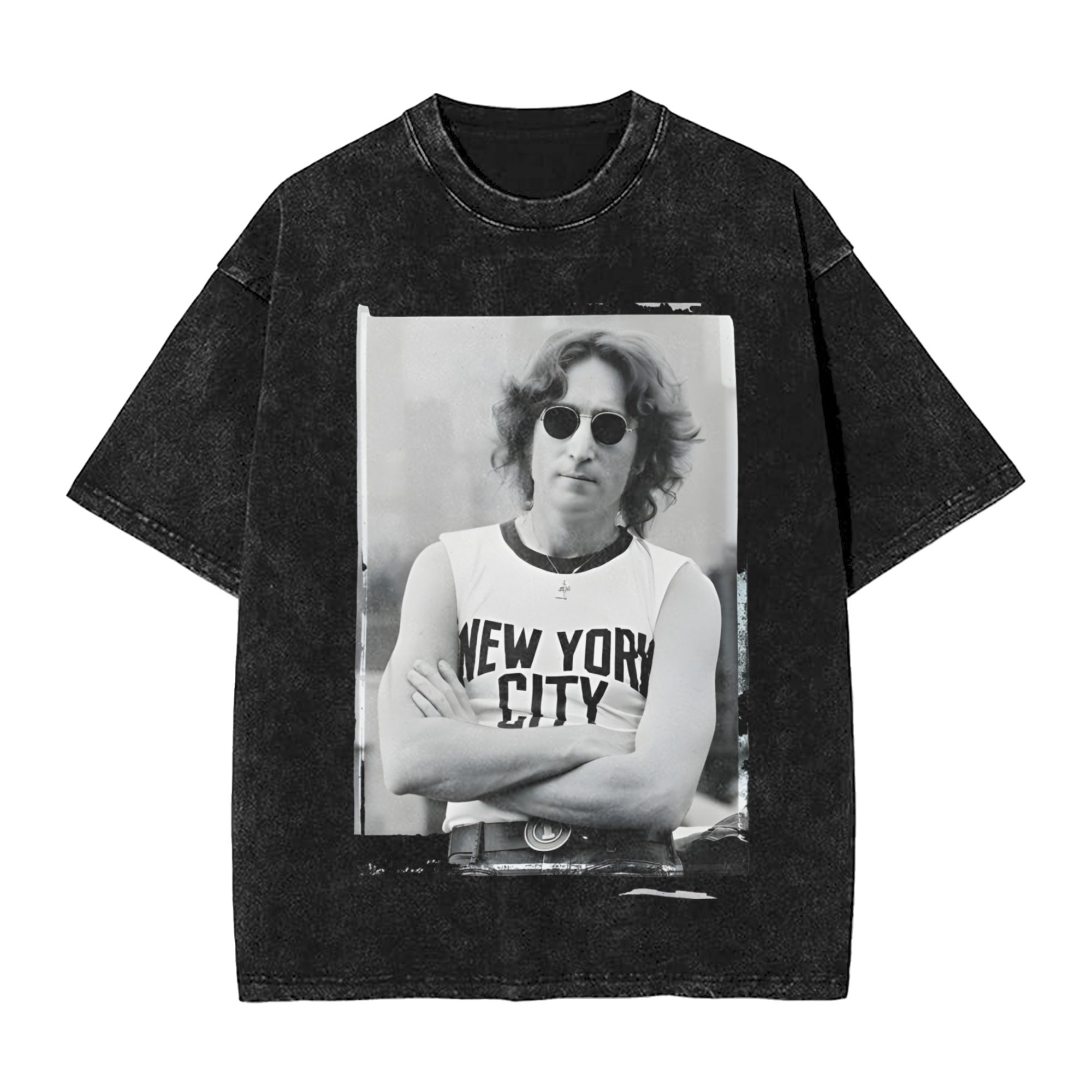 Harajuku Washed Shirt John Len - York Men'S Fashion ulasan dan harga