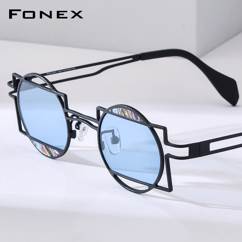 FONEX Pure Titanium Sunglasses - Men'S Fashion Glasses 2026 ulasan dan harga