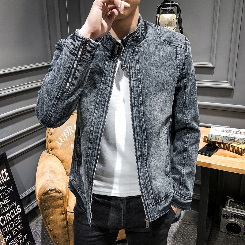 2026 Europe and America Fashio - Mens Fashion Denim Jacket ulasan dan harga
