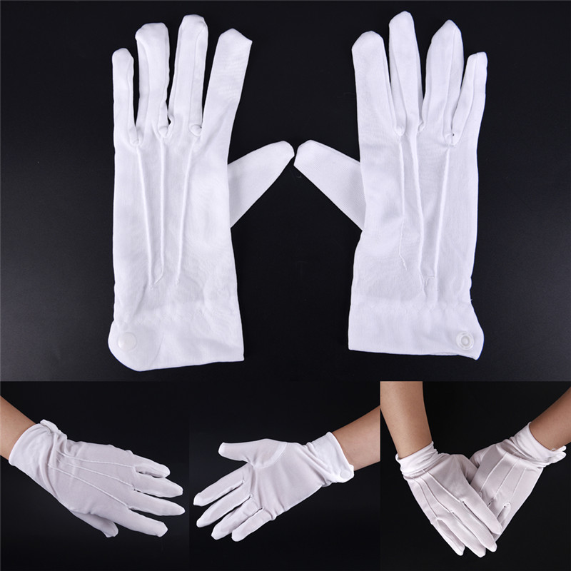 1Pair White Formal Gloves Men  - Men'S Fashion Gloves ulasan dan harga