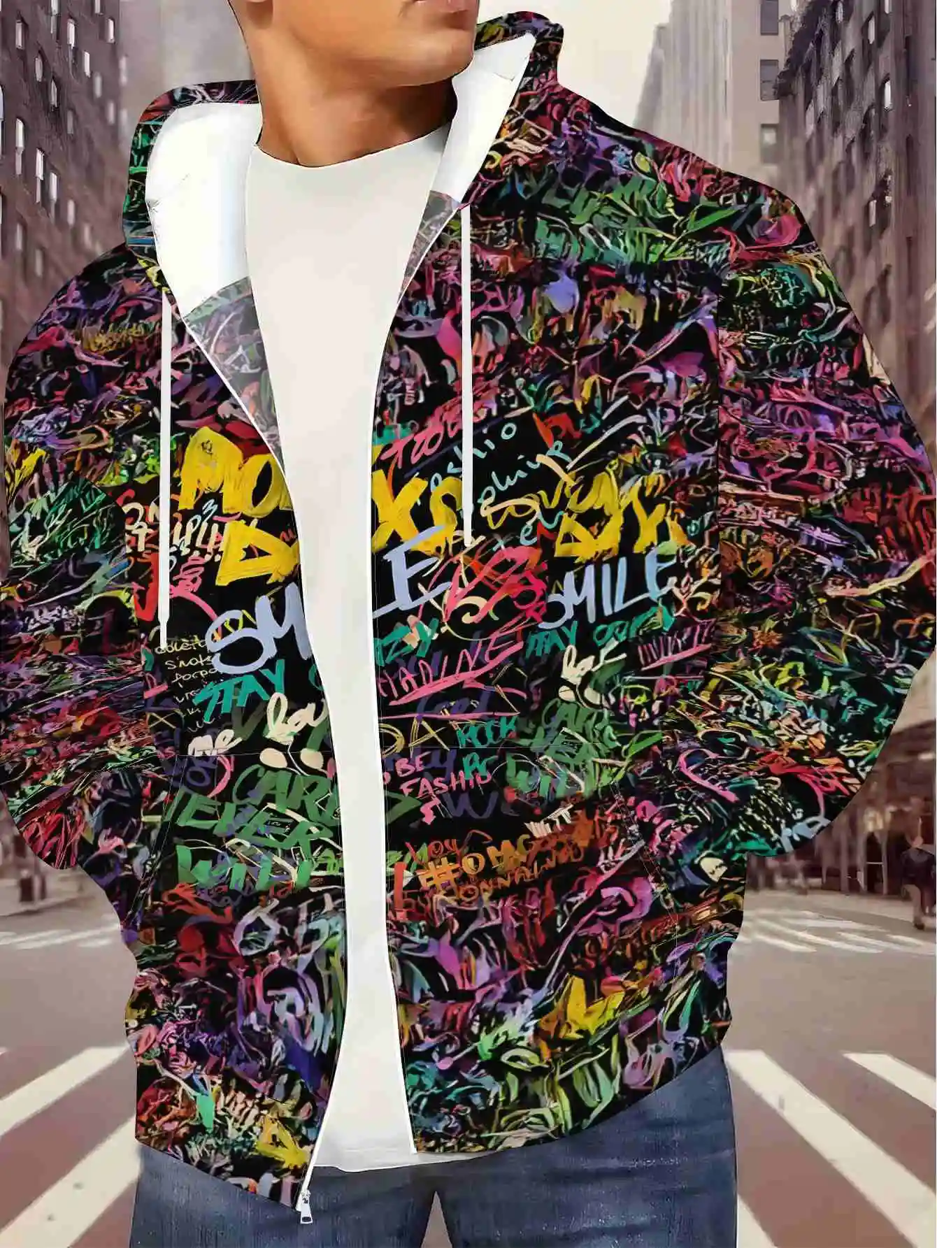 Street Fashion Vogue Text Lett - Fashion Men Vogue ulasan dan harga