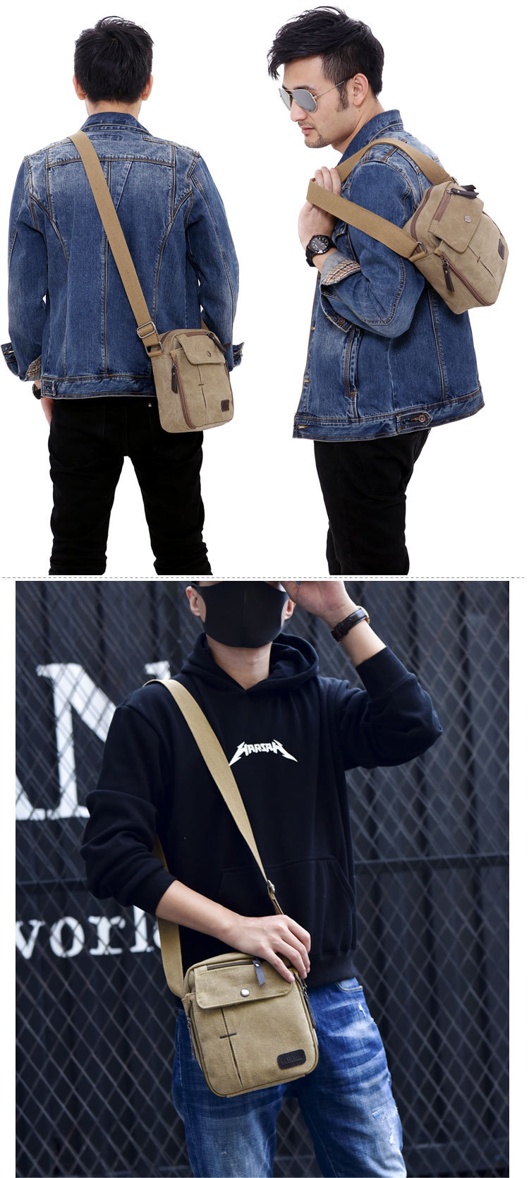 2025 NEW Men's Mags Canvas Bag - Men'S Fashion Mag ulasan dan harga