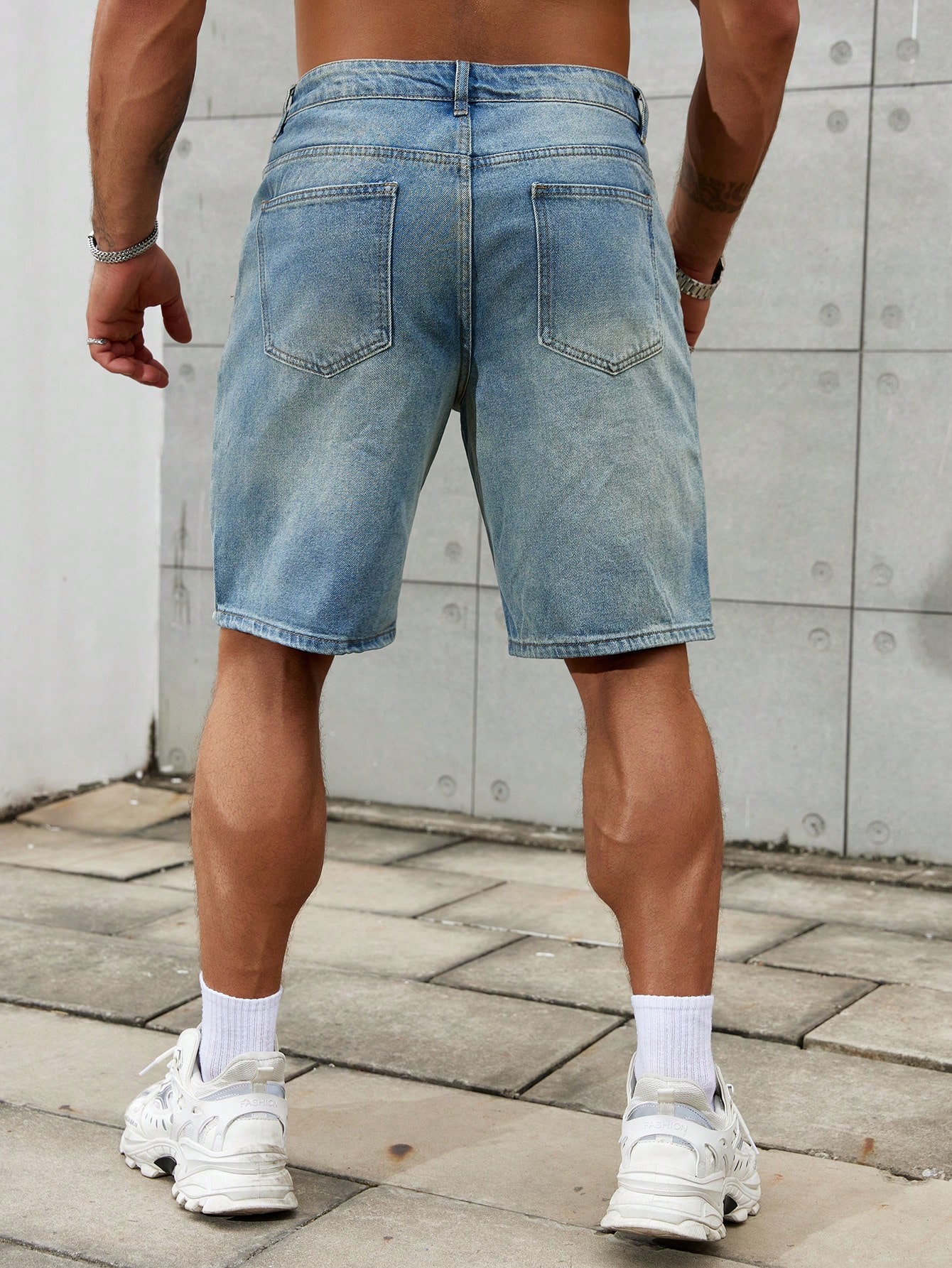 New Fashion Mens Ripped Short  - Men Fashion Jeans ulasan dan harga