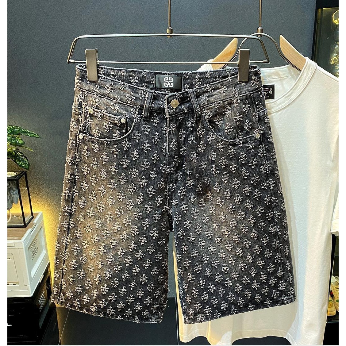 Summer High Street Denim Short - Men Fashion Jeans ulasan dan harga