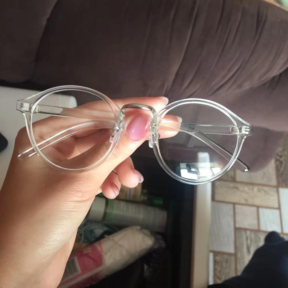 Fashion Transparent round glas - Men'S Fashion Glasses 2026 ulasan dan harga