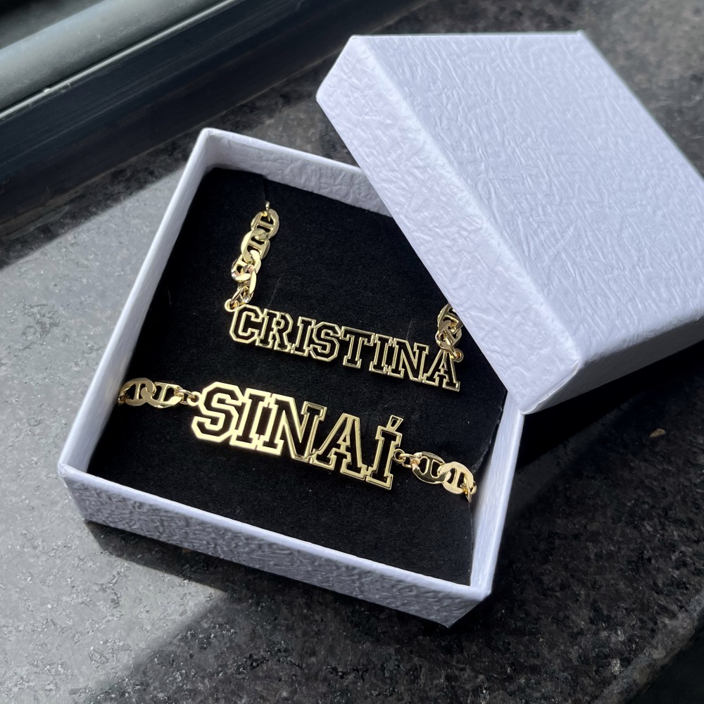DUOYING Custom Name Hollow Nec - Men'S Fashion Jewelry Bracelets ulasan dan harga