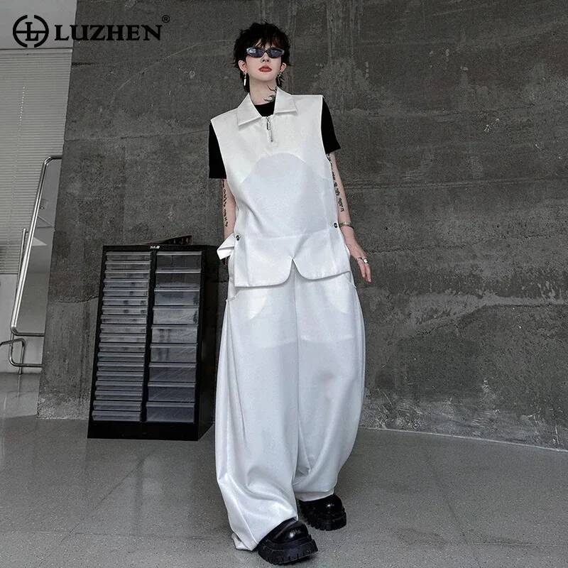 LUZHEN Vest 2026 Fashion Summe - Men'S Fashion Loose Pants ulasan dan harga