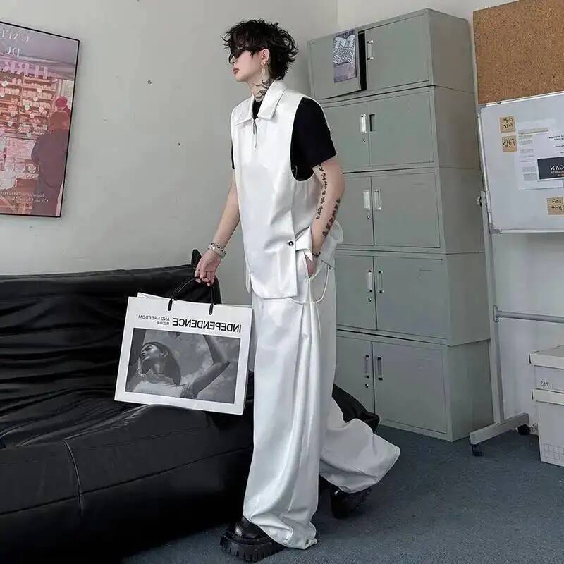 LUZHEN Vest 2026 Fashion Summe - Men'S Fashion Loose Pants ulasan dan harga