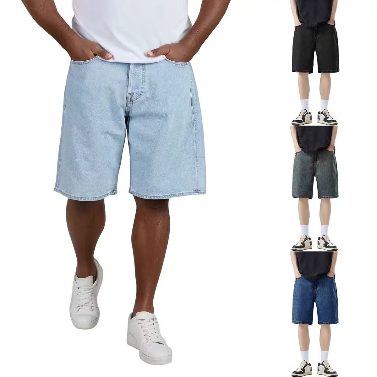 2026 New Korean Style Vintage  - Men Fashion Jeans ulasan dan harga